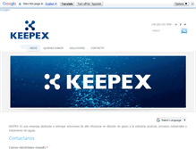 Tablet Screenshot of keepex.cl